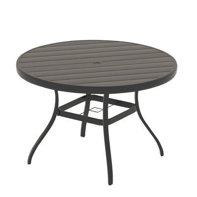 Table de salle à manger d'extérieur ronde pour 4 à 6 personnes VRSHWO (table incluse seulement)