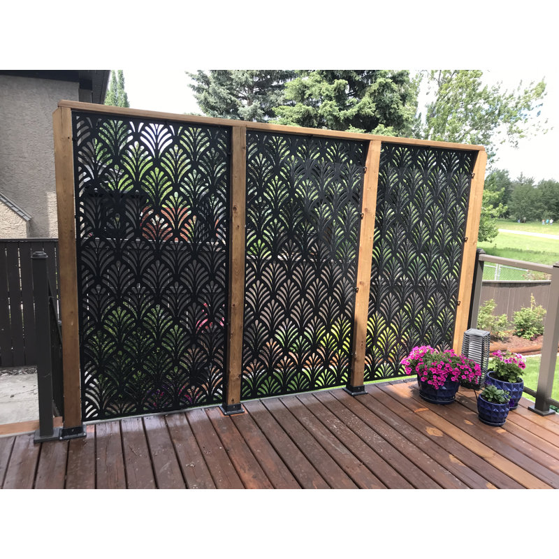 Écran d'intimité décoratif en PVC 3 pi x 6 pi Fantage