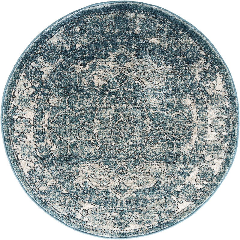 Marjelle Oriental Indoor Rug, Round 5'