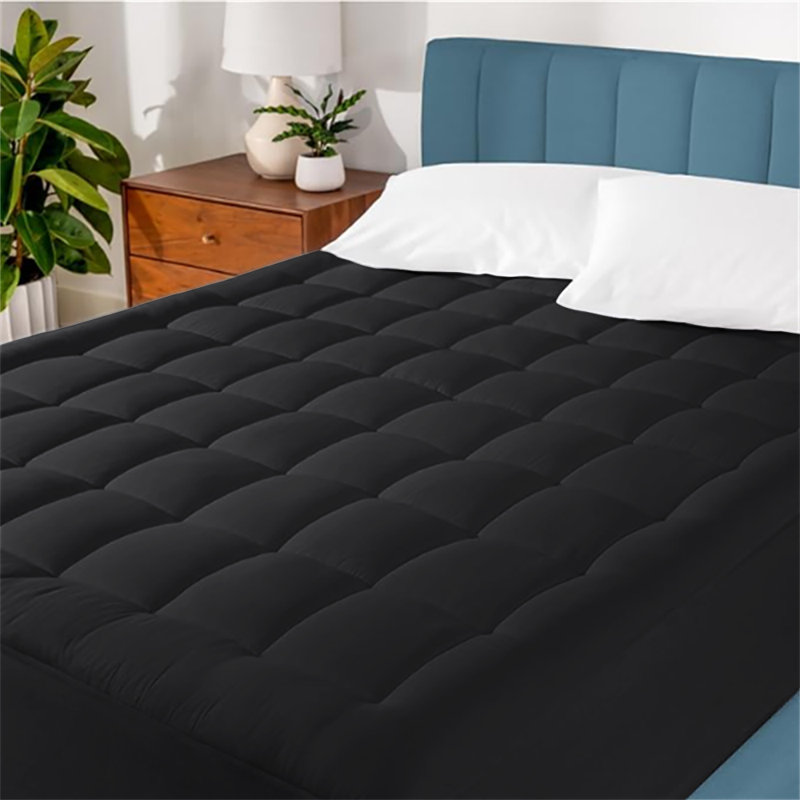 450g full-piece cotton bedspread, Full, Black