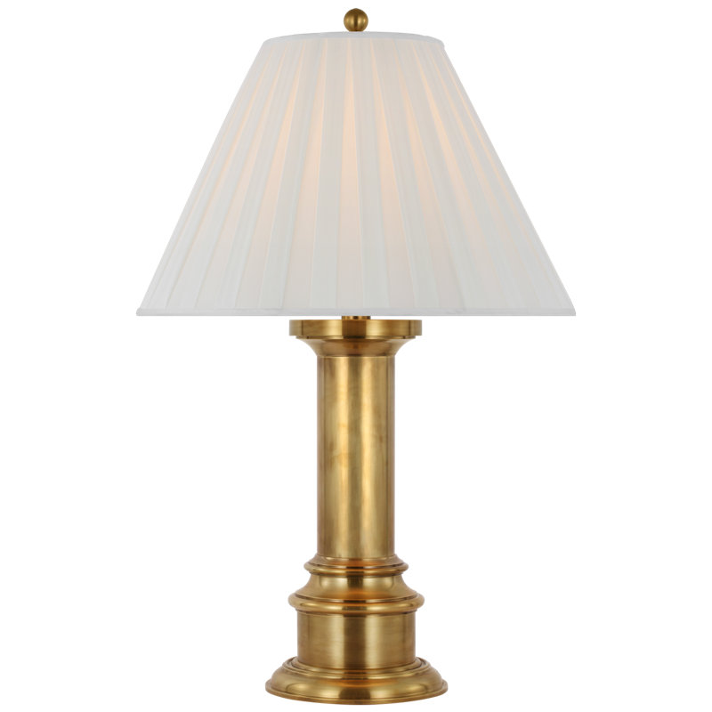 Hammett Table Lamp, Natural Brass