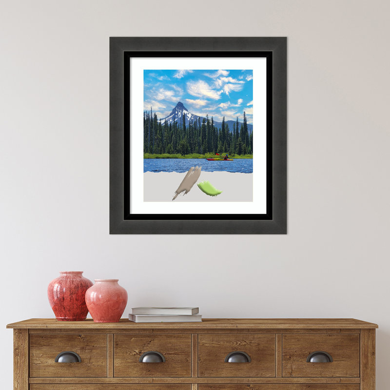 Lynnex Black Picture Frame with Mat
