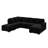 Brunella 111.4'' W Corduroy Modular Sleeper Sectional with Storage-818858857