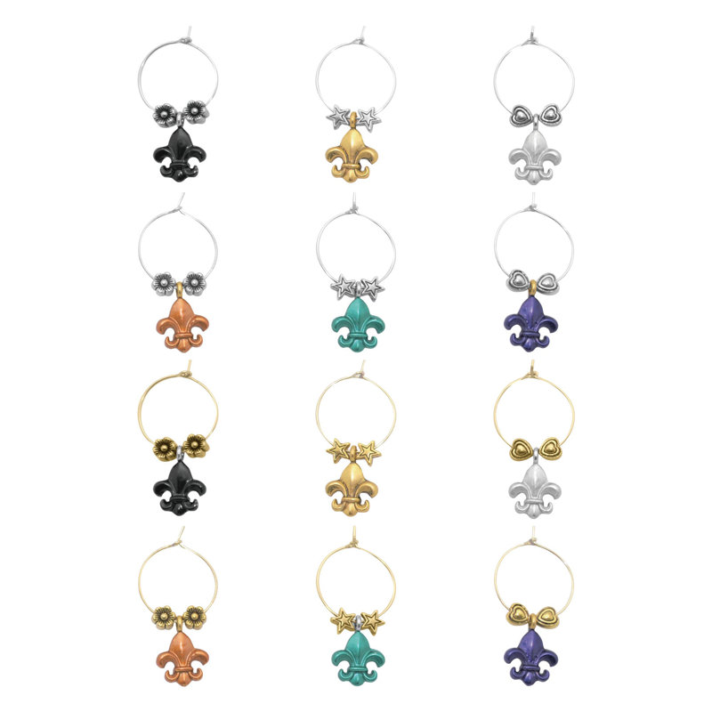 Whinney Gold Brass Stainless Steel Wine Charm