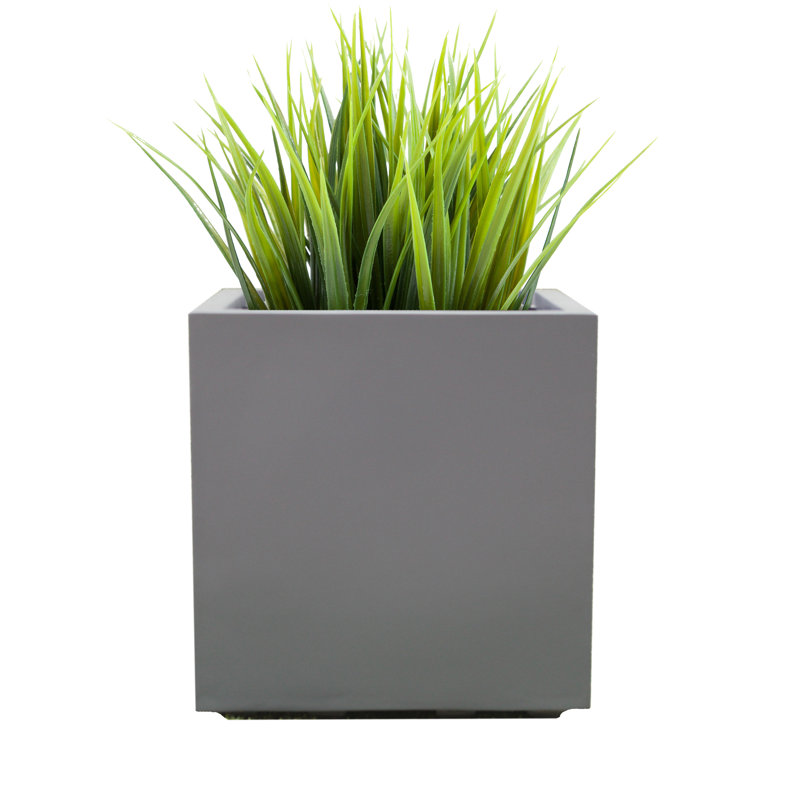 Lorsworth Planter Box, Gray, 24" H x 24" W x 24" D