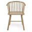 Neena 45cm H Spindle Side Chair in Brown