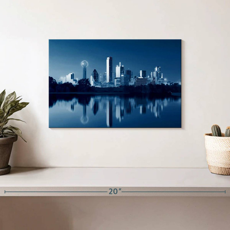 Reflet de l'horizon de Sireci Dallas, H 8 po x l 12 po