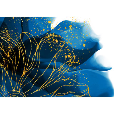 Franky-Blu Floral Area Rug