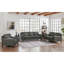 Fauteuil en cuir Hayward