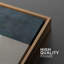 «Grunge Teal Gray Color Block», reproduction d'art sur toile-1103828564-1103828561