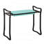 Tabouret de jardin pliable rembourré avec siège à genoux et siège rembourré, vert