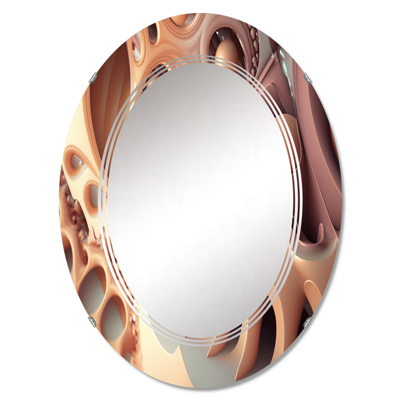 Leraine - Miroir mural moderne ovale, 30 po x 20 po