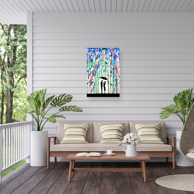 Toile pour l'extérieur Marc Allante Pour Deux, H 12 po x l 19 po