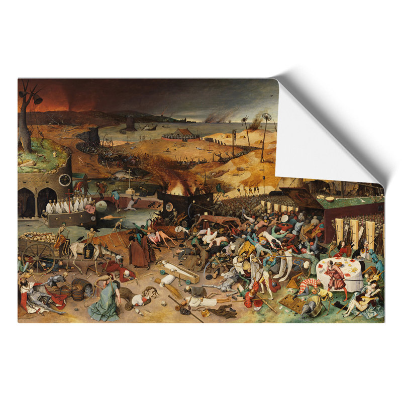 The Triumph of Death by Pieter Bruegel The Elder - Frameless Print, 21cm H x 30cm W x 0.1cm D