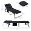 Chaise longue pliante Outsunny avec dossier inclinable à 5 niveaux-555862996