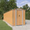 Remise de rangement en acier l 6,3 pi x P 28,05 pi