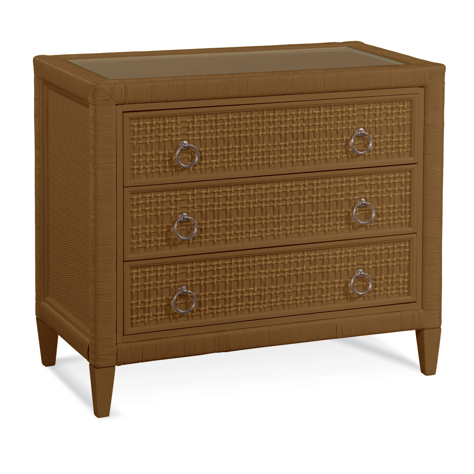 Monterey 36" Dresser, Havana, Yes, Satin Nickel