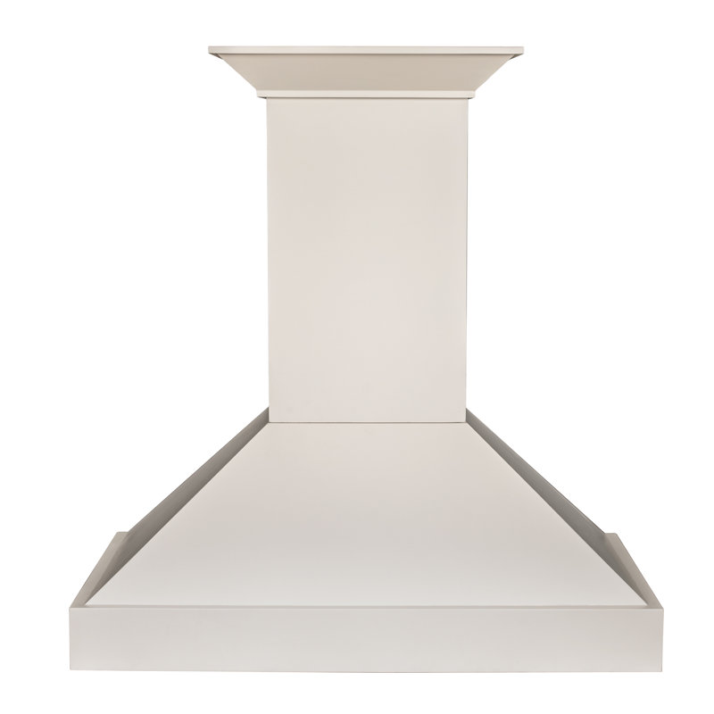 Hotte murale en bois convertible ZLINE 30 po ZLINE, Blanc chalet, L 36 po