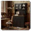 Organisateur de tablette autoportant avec armoire à café et station de micro-ondes-1625556732
