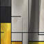 Geometric Curtain Panel, Yellow Grey Pattern Blackout Decor - Yellow And Grey Geometric Fusion II-920004036