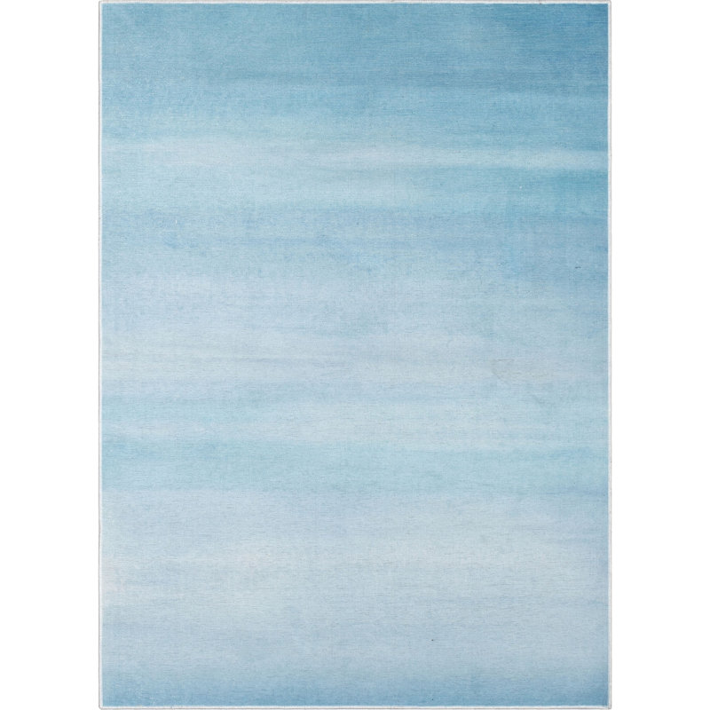 Asusena Kids Rugs Nightfall Modern Blue Area Rug, Rectangle 6' x 9'