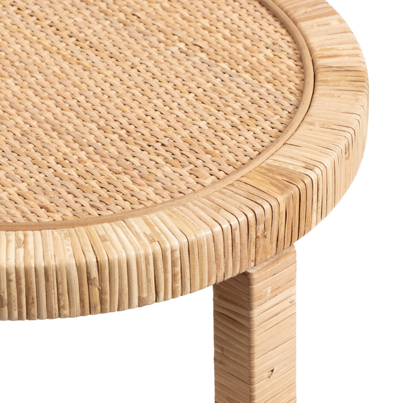 Table à boissons ronde en bois manufacturé l 16 po Kossowski 