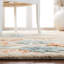 Tapis beige / bleu en laine touffeté à la main Camron-340246848