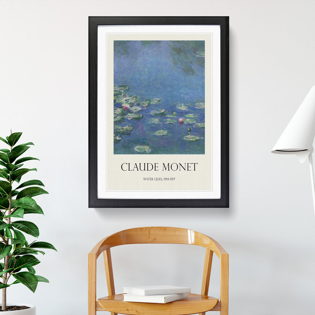 Water Lilies Lily Pond Vol.24 by Claude Monet - Picture Frame Art Prints