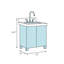 Ensemble de meuble-lavabo simple 24 po avec lavabo encastré rectangulaire Robertson-75246827-75246830-75246833