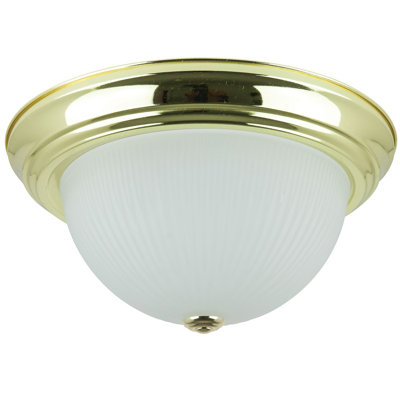 Frosted Glass Flush Mount