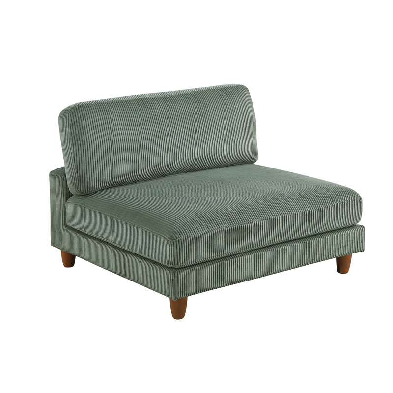 Modulaire, Velours côtelé vert