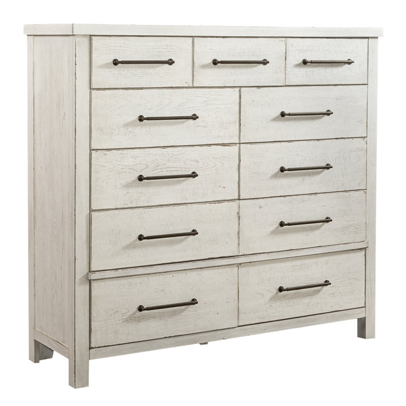 Jahque Solid Wood 52'' W 11 - Drawer Dresser