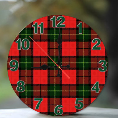 Horloge de Noël avec cadeaux casse-noisette