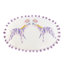 Édredon réversible en coton 3 pièces pour lit simple avec coussin rond mauve et lavable à la machine - rembourrage du coussin