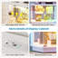 120cm Wide Display Cabinet with Glass Doors, RGB Lighting & Power Socket, Glass Curio Cabinet-1909641035