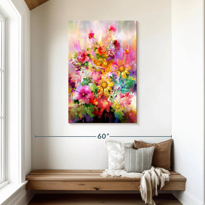 Harnek Flowers, 45" H x 30" W