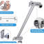 Pomme de douche carrée 10 po en acier inoxydable, fonctionnement fiable de qualité silencieuse-118088700
