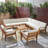 Ensemble de conversation modulaire avec coussins 10 pièces Pazel-1583800338