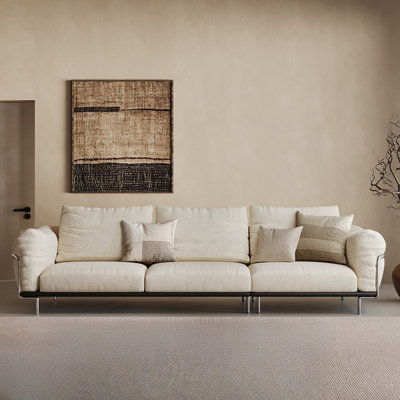Retro Washable Fabric Living Room Sofa