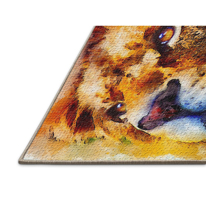 Tapis de la zone orange lion, Rectangle 3 pi x 5 pi