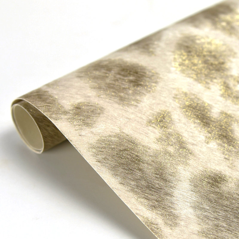 Rouleau de papier peint texturé L 33 pi x l 21 po Montone, Beige