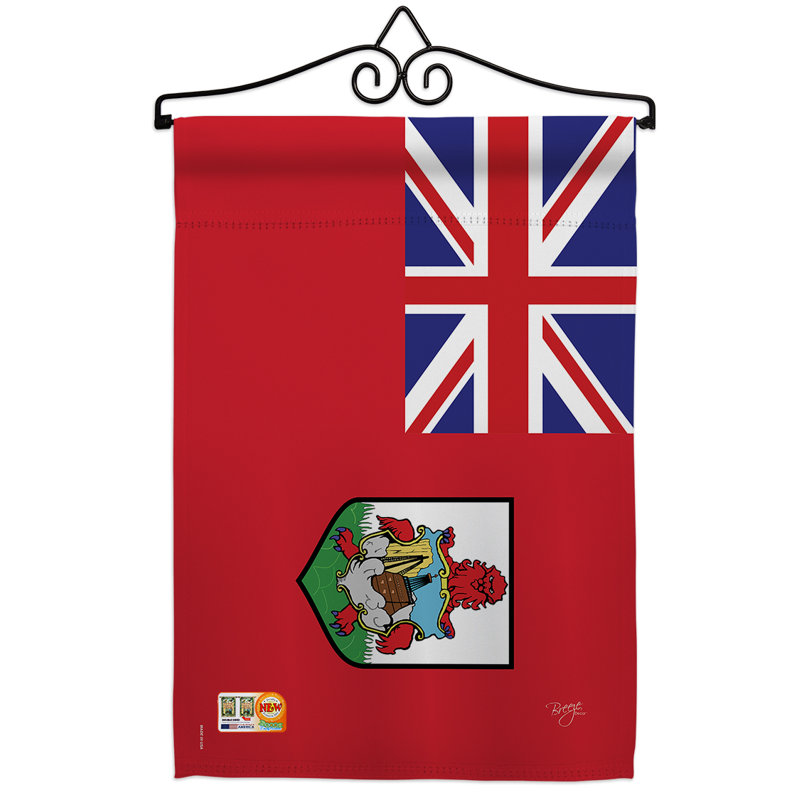Impressions décoratives de polyester de 2 côtés 19 x 13 po  drapeau de jardin