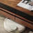 Solid wood coffee table with retro design