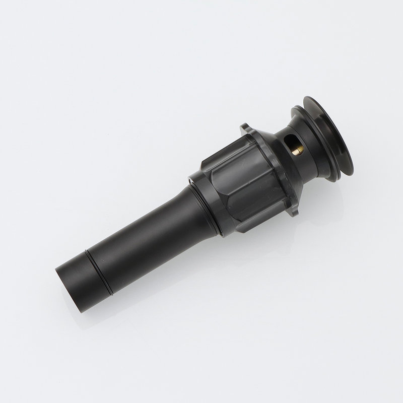2-handle Bathroom Faucet with Drain Assembly, Matte Black