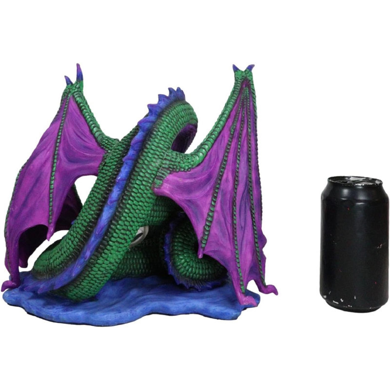 Figurine Ephos cadeau fantaisie Myths and Legends Nephtali eau élémentaire irisé Aqueon Dragon