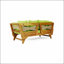 Lit de jour extensible avec coussins, canapé d'extérieur en bois d'acacia avec accoudoirs réglables, canapé convertible d'extérieur avec coussins et coussins amovibles pour patio, porche, bord de piscine-249828363