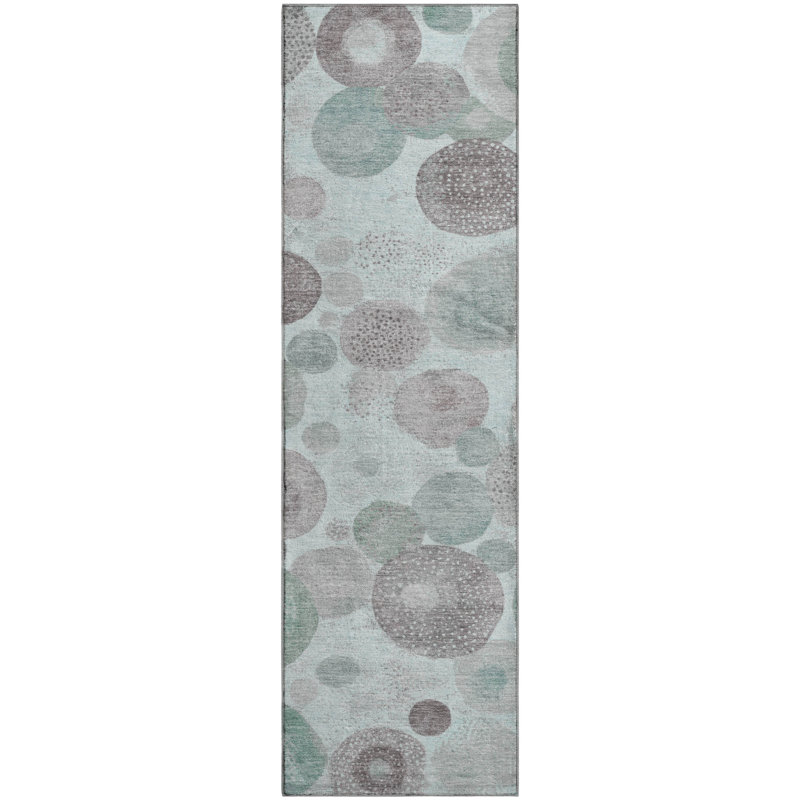 Premium Machine Washable Jakiyra AMF1896 Geometric Rug, Runner 2'3" x 7'6"