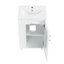 Ensemble de meuble-lavabo moderne 20 "avec lavabo en céramique et tablette ajustable en MDF Estuary-123817879