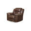 Fauteuil inclinable manuel berçant Aky, similicuir lisse-113768433
