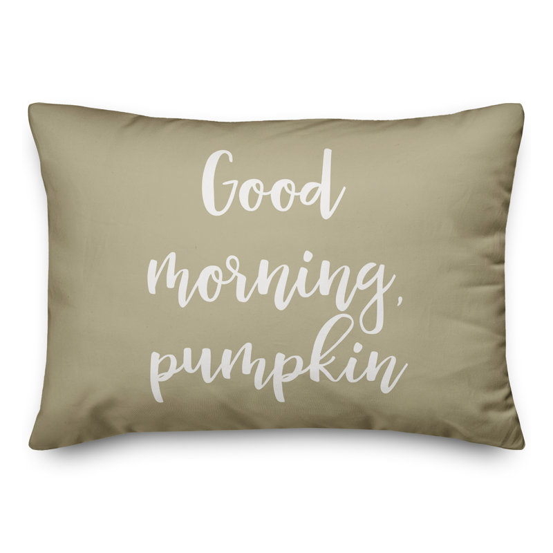  Coussin Good Morning, Pumpkin, Beige